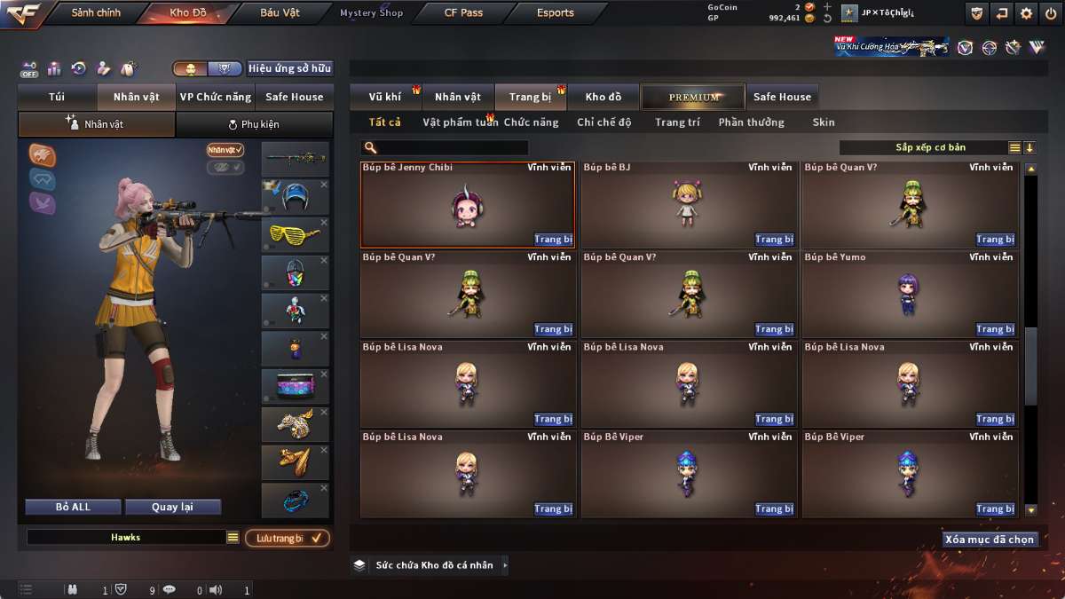 shop acc cf uy tin gia re